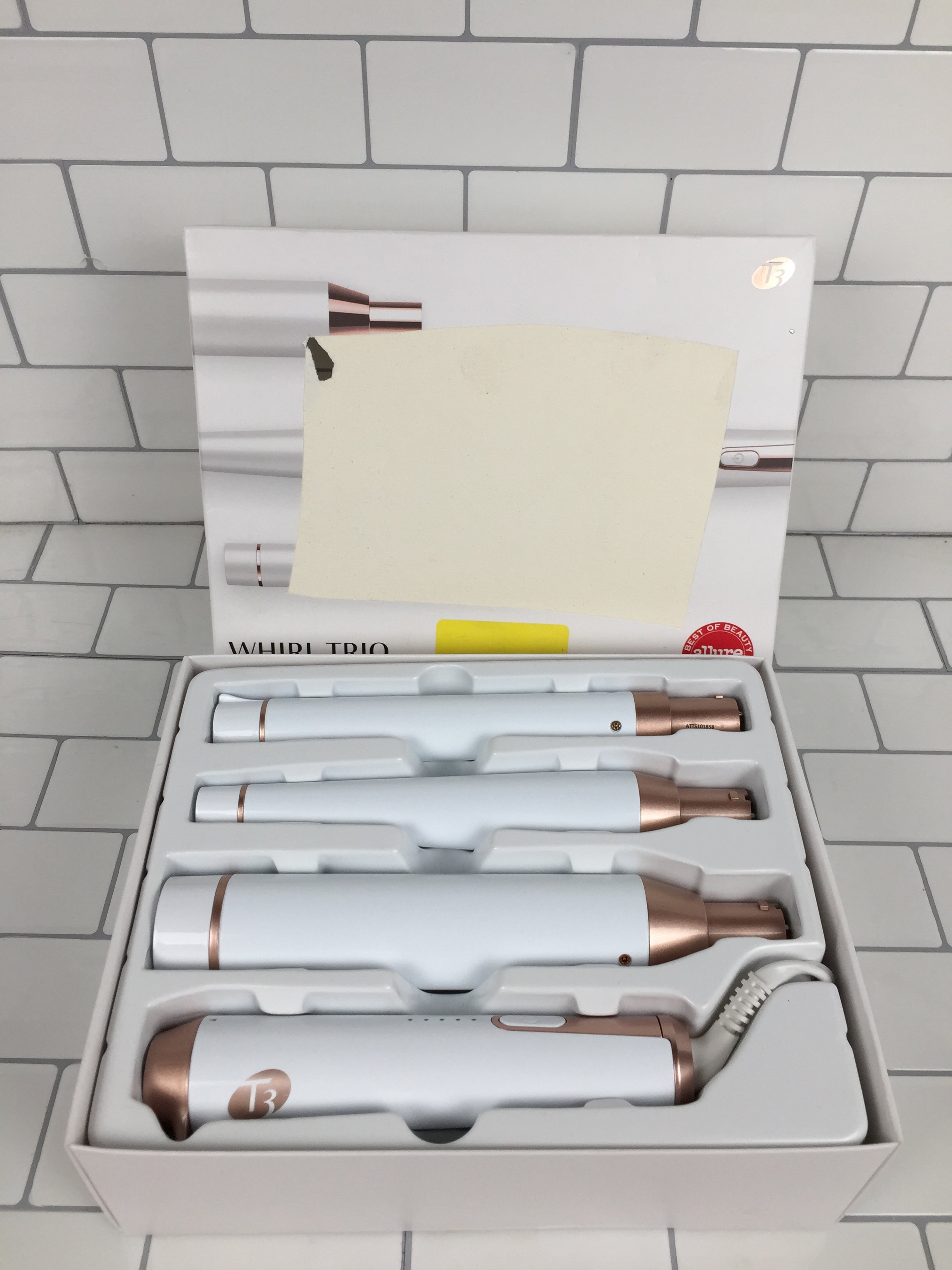T3 - Whirl Trio Interchangeable Styling Wand | Three Ceramic Barrel Wand Set (7469982548206)